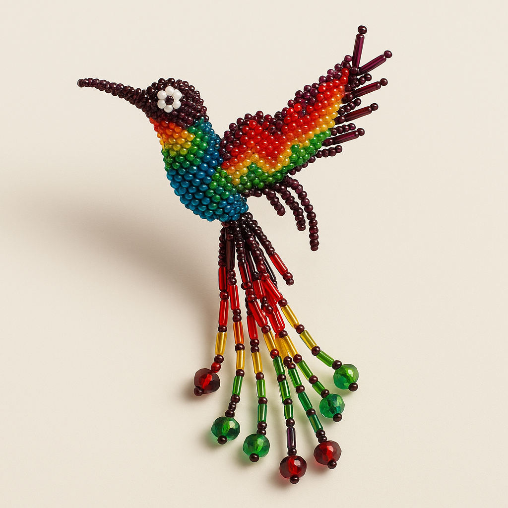 Colibri en perles